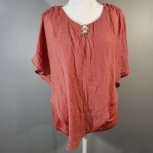Apt. 9 Coral Women's Top